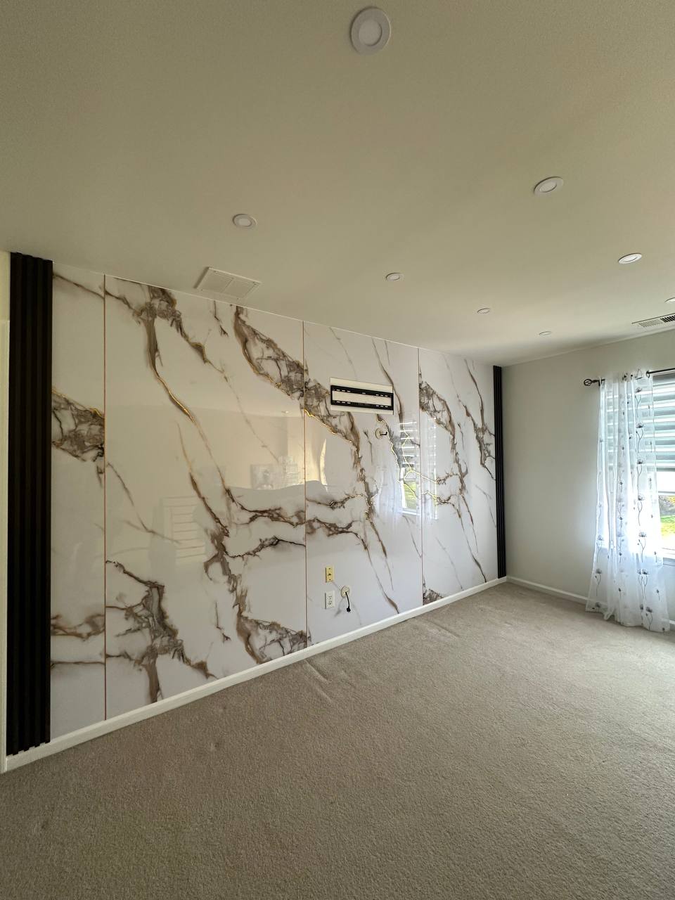 Modern interior feature wall